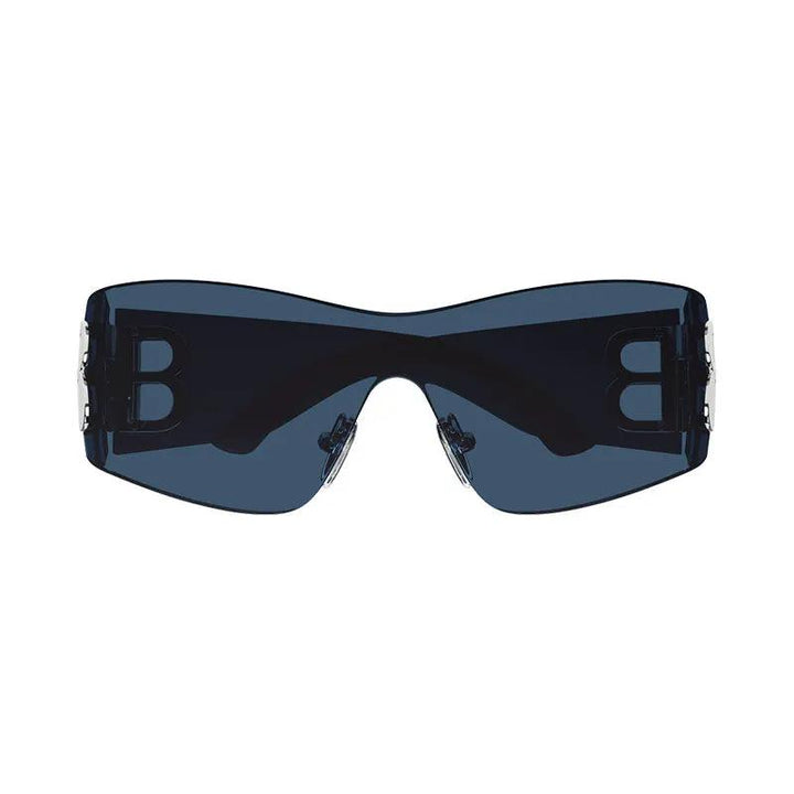 Balenciaga Sunglasses Rectangle Rimless, Blue Frame And Blue Lens Bb0359S002