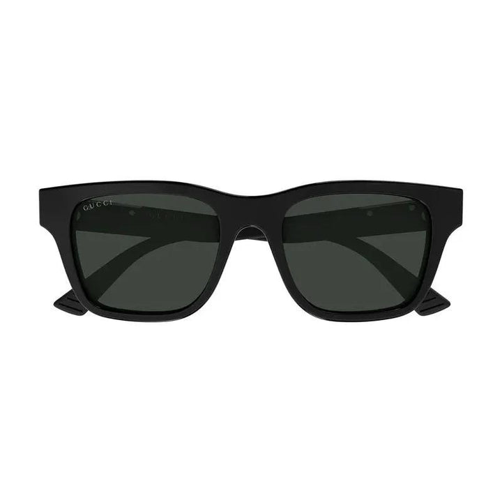 Gucci Sunglasses Square Full Rim, Black Frame And Grey Lens