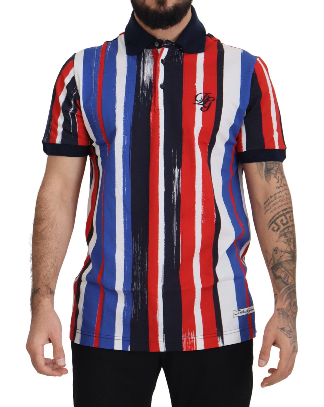 Dolce &amp; Gabbana Sample Sale Dolce &amp; Gabbana Multicolor Cotton Polo Top T-shirt - | Designer outlet