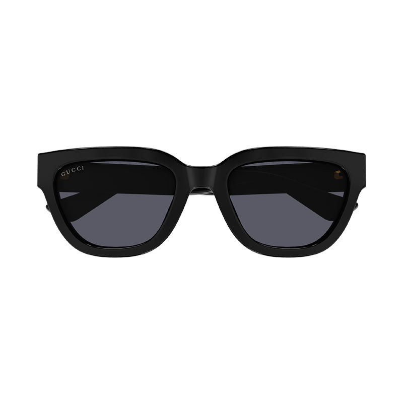 Gucci Sunglasses Cat Eye Full Rim, Black Frame and Grey Lens GG1578S001