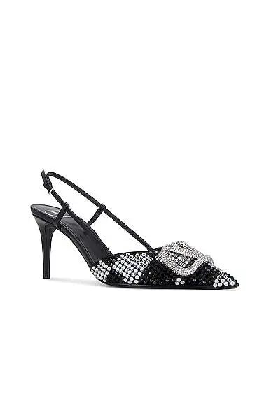 Valentino Garavani v logo signature sling back