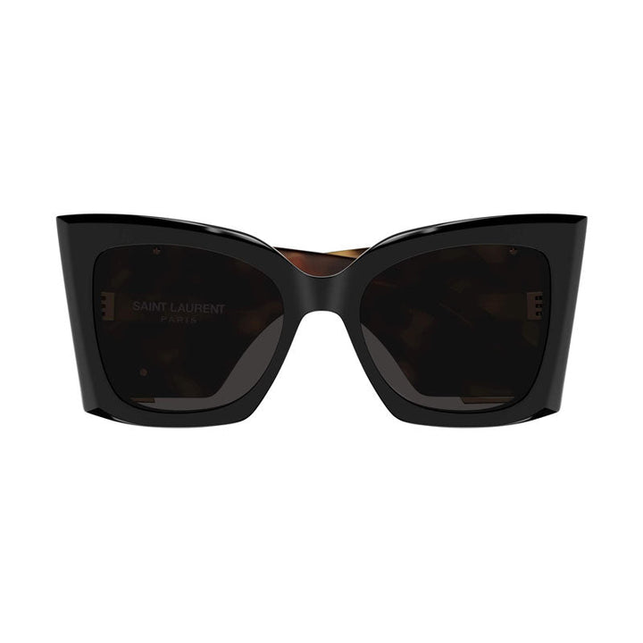 Saint Laurent Sunglasses Butterfly Full Rim, Havana/Black Frame and Black Lens SLM119/FBLAZE003