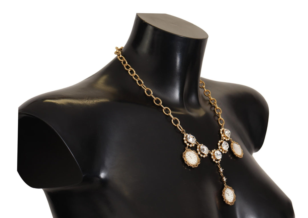 Dolce & Gabbana - Dolce & Gabbana Elegant Timeless Statement Necklace - SMY100954 - Ask Me Wear