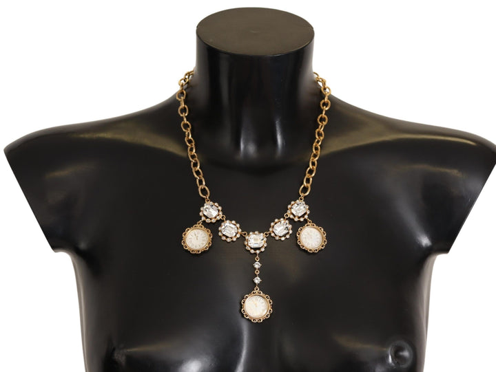 Dolce & Gabbana - Dolce & Gabbana Elegant Timeless Statement Necklace - SMY100954 - Ask Me Wear