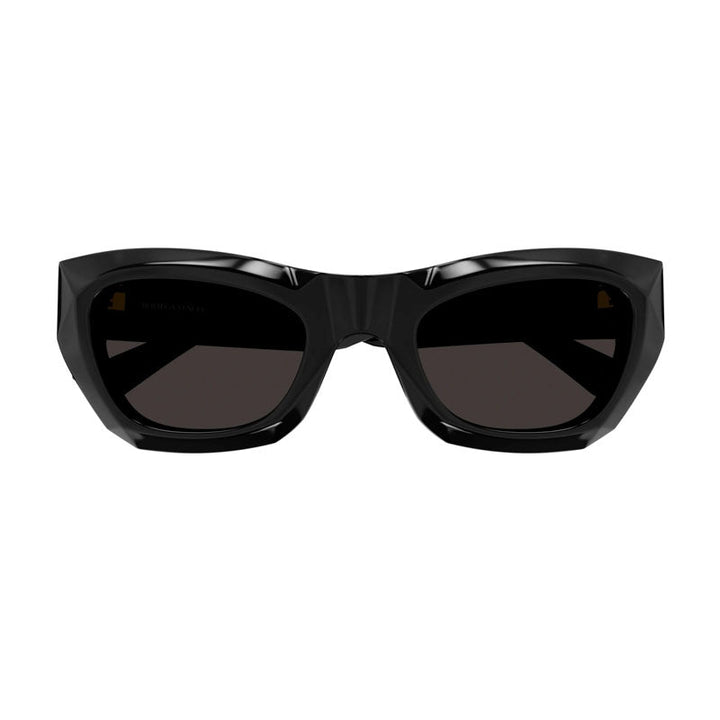 Bottega Veneta Sunglasses Cat Eye Full Rim, Black Frame and Grey Lens BV1251S001
