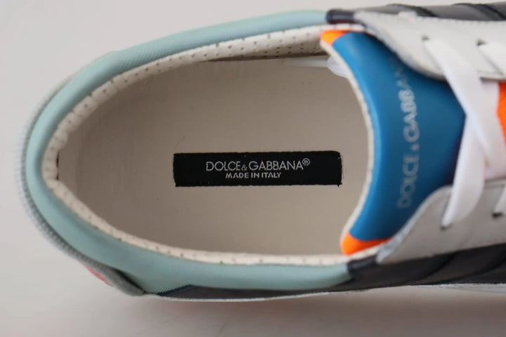 Dolce &amp; Gabbana Multicolor Leather Sport Low Top Sneakers