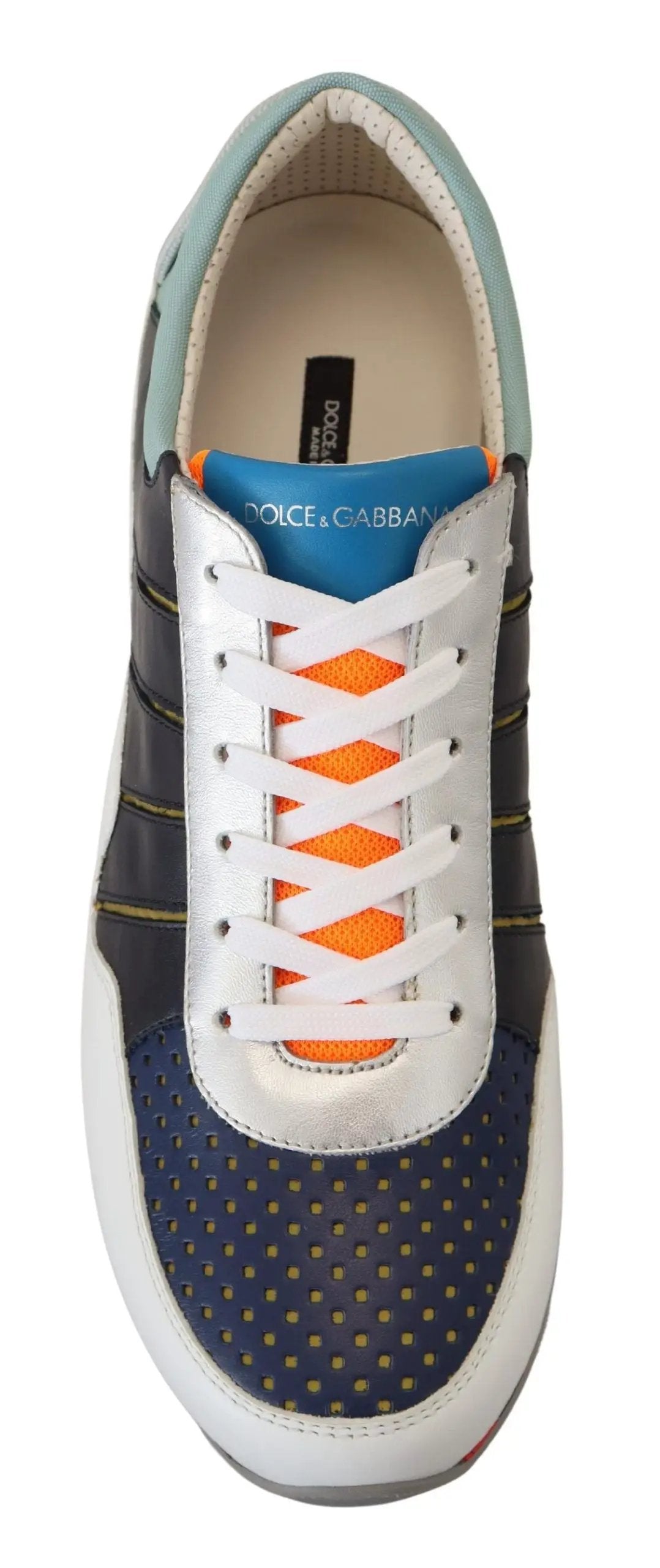 Dolce &amp; Gabbana Multicolor Leather Sport Low Top Sneakers