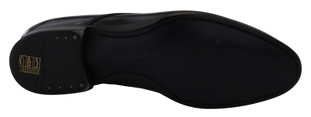 Dolce & Gabbana Sample Sale Dolce & Gabbana Black Leather Formal Dress Shoes - | Designer outlet