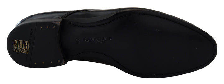 Dolce &amp; Gabbana Sample Sale Dolce &amp; Gabbana Black Leather Formal Dress Shoes - | Designer outlet