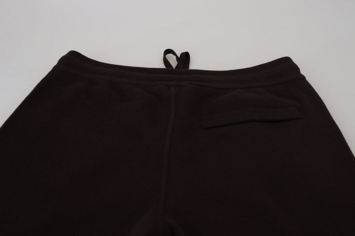 Dolce &amp; Gabbana Sample Sale Dolce &amp; Gabbana Brown Cashmere Trousers Bottoms Drawstring Pants - | Designer outlet