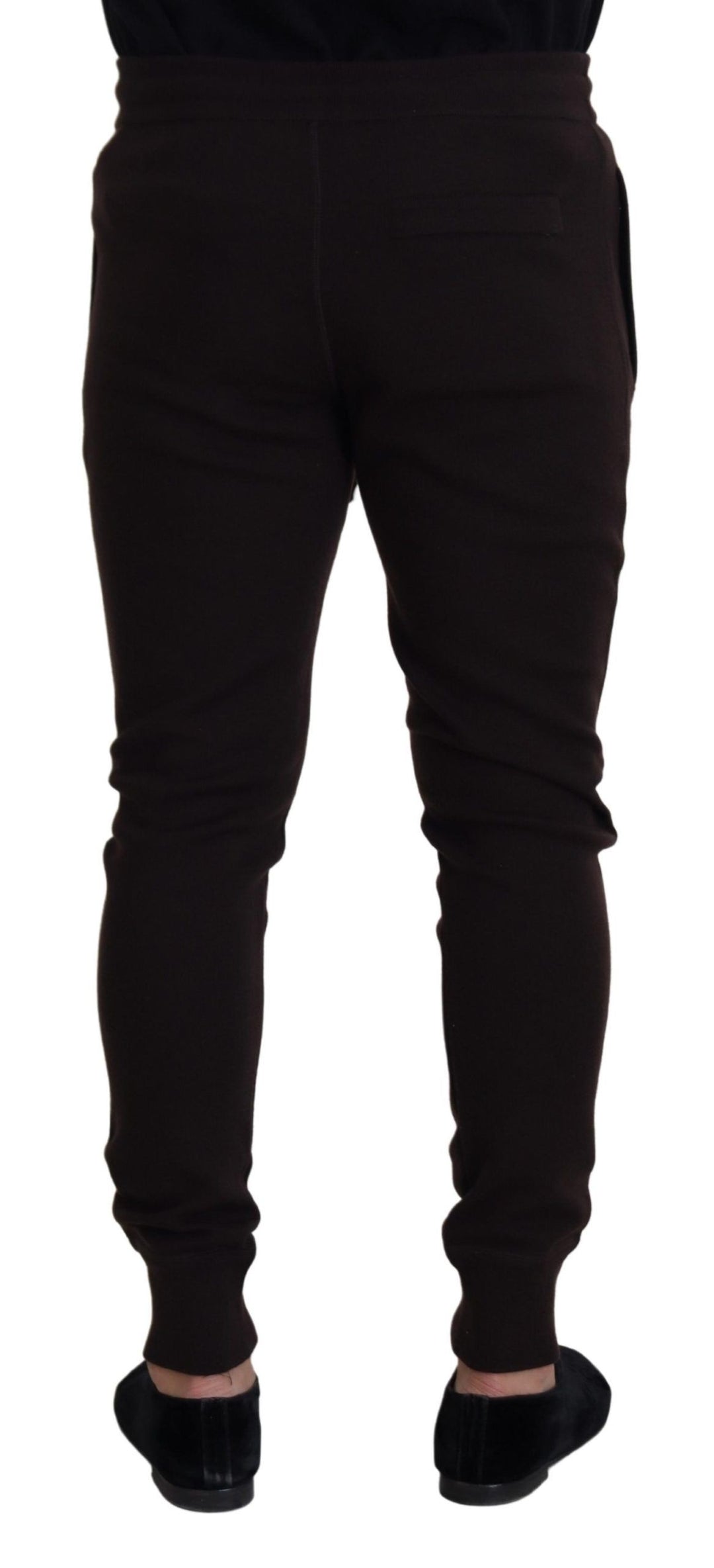 Dolce &amp; Gabbana Sample Sale Dolce &amp; Gabbana Brown Cashmere Trousers Bottoms Drawstring Pants - | Designer outlet
