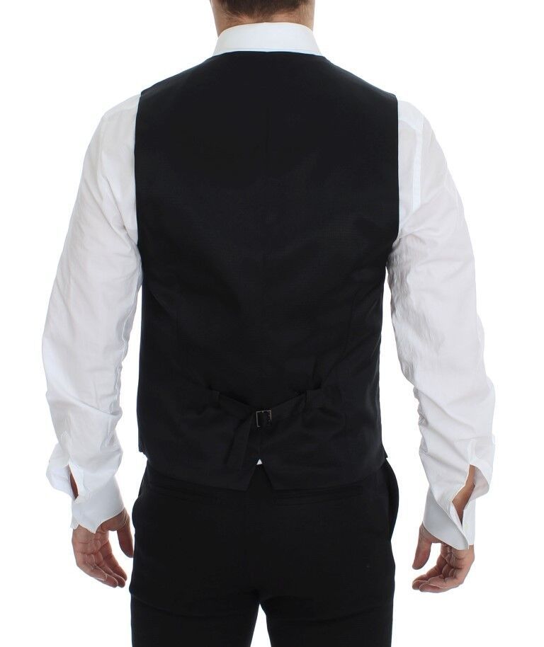Dolce &amp; Gabbana Sample Sale Dolce &amp; Gabbana Gray Wool Formal Dress Vest Gilet Weste - | Designer outlet