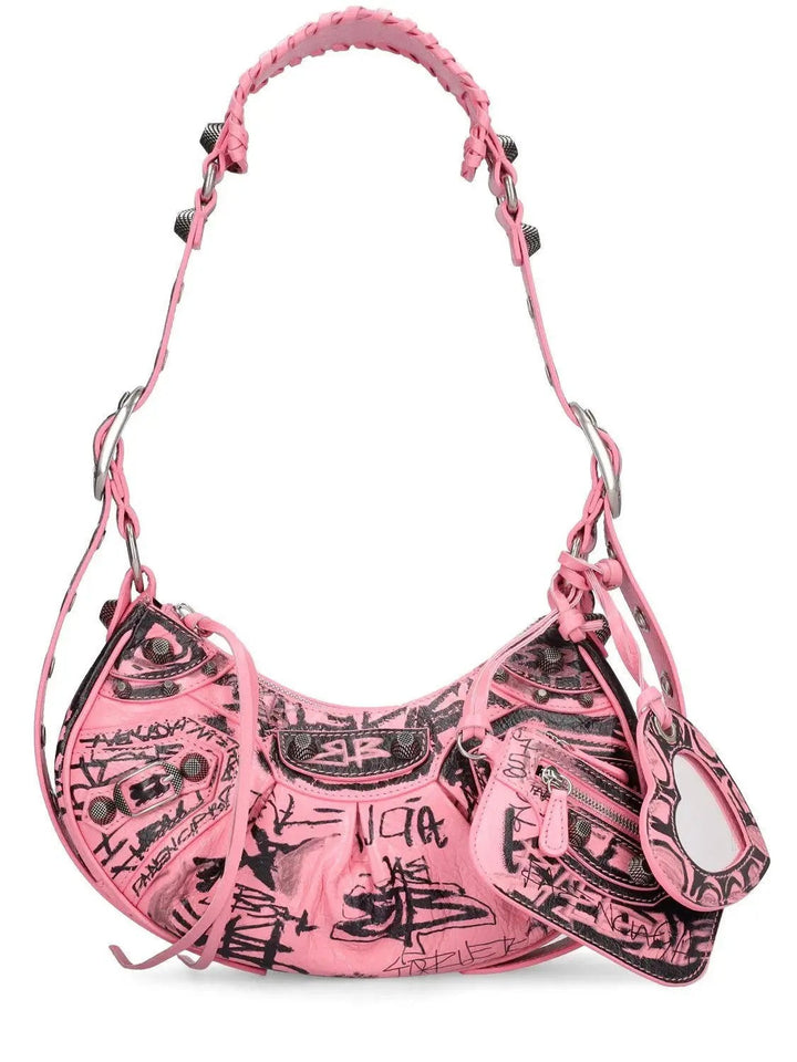 Balenciaga Pink Le Cagole Mini Shoulder Bag