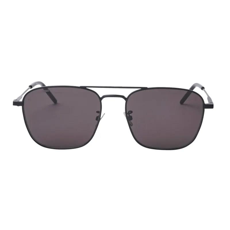 Saint Laurent Sunglasses Aviator Full Rim, Black Frame And Black Lens
