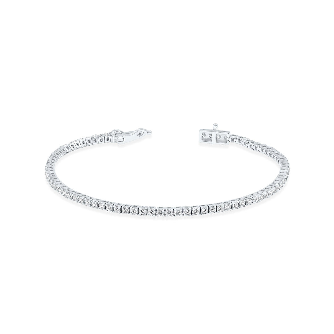 Bracelets - 2Ct 4Prong Tennis Bracelet - BD70066 14K - Ask Me Wear