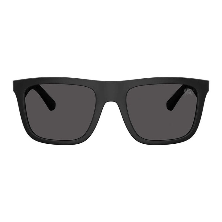 Burberry Sunglasses Square Full Rim, Black Frame and Dark Grey Lens BE4458U3464/87