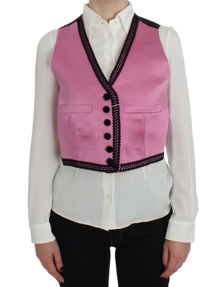 Dolce & Gabbana Silk-Cotton Blend Torero Inspired Vest