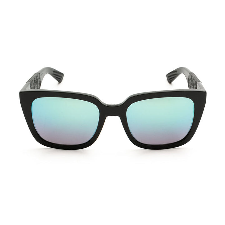 Dior Sunglasses Square Full Rim, Shiny Grey Frame and Blue Mirror Lens DIORB27S2I45I6