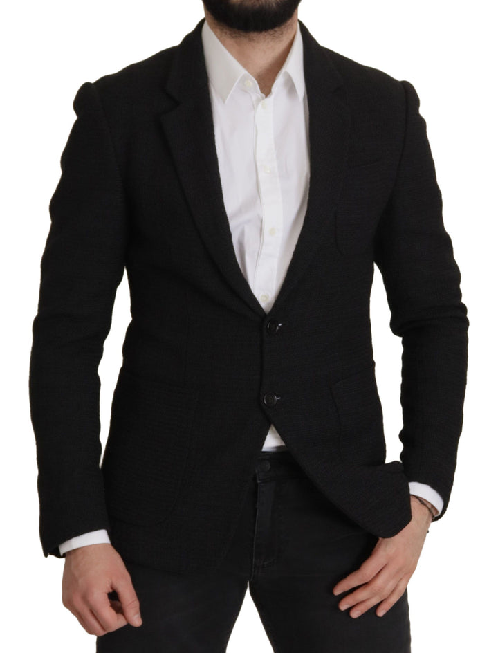 Dolce & Gabbana Elegant Single Breasted Wool Blazer