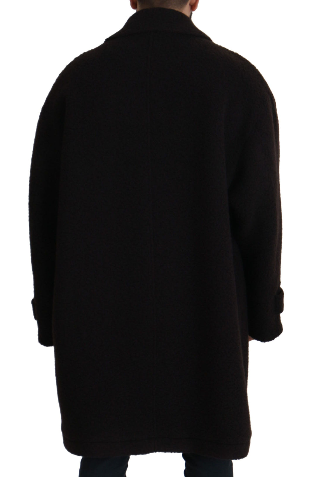 Dolce & Gabbana - Dolce & Gabbana Elegant Black Alpaca Wool Blend Jacket - JKT3372 - 54 - Ask Me Wear