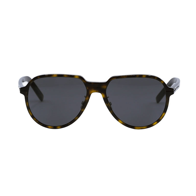 Dior Sunglasses Aviator Full Rim, Dark Havana Frame and Grey Lens DIORESSENTIALAF20A0