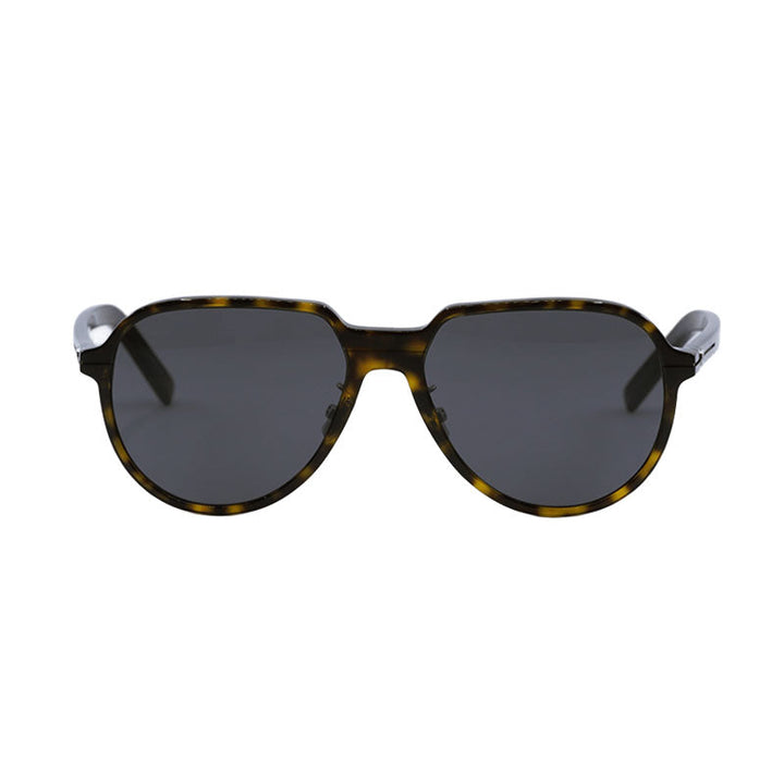 Dior Sunglasses Aviator Full Rim, Dark Havana Frame and Grey Lens DIORESSENTIALAF20A0