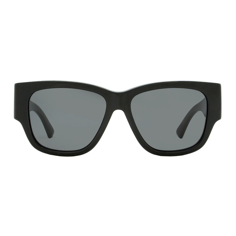 Bottega Veneta Sunglasses Square Full Rim, Black Frame and Grey Lens BV1026S001