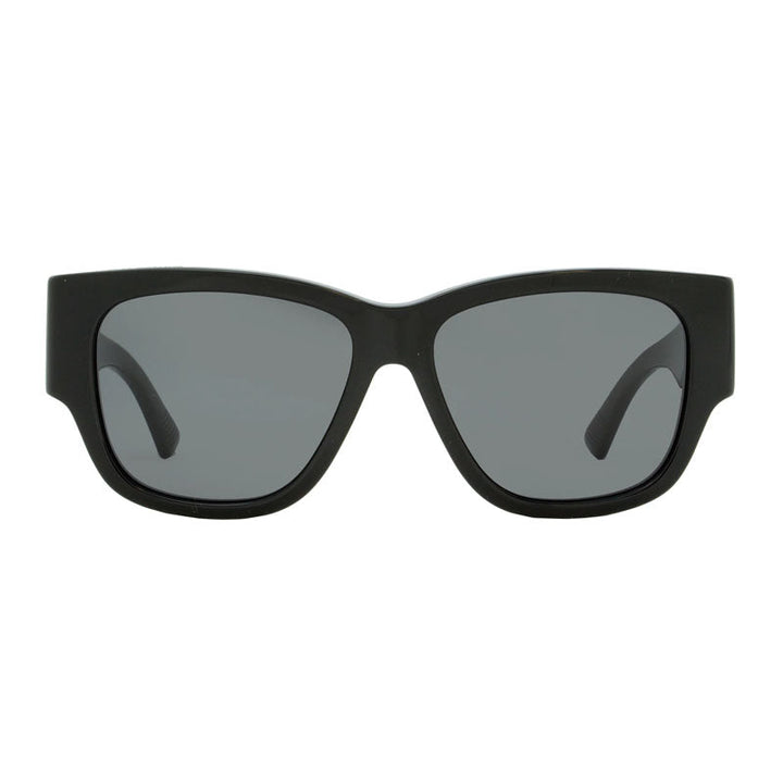 Bottega Veneta Sunglasses Square Full Rim, Black Frame and Grey Lens BV1026S001