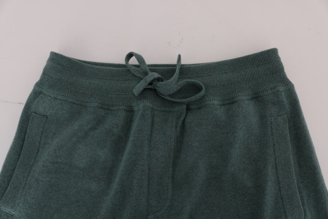 Dolce &amp; Gabbana Sample Sale Dolce &amp; Gabbana Green Cashmere Training Pants - | Designer outlet