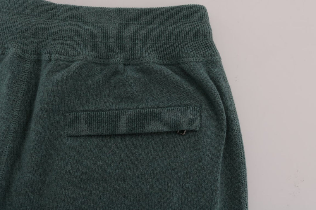 Dolce &amp; Gabbana Sample Sale Dolce &amp; Gabbana Green Cashmere Training Pants - | Designer outlet
