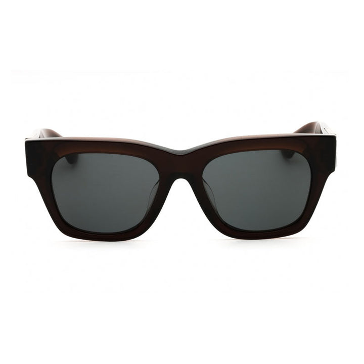 Burberry Sunglasses Square Full Rim, Check Red Frame and Dark Grey Lens BE4424F411587