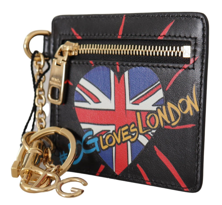 Dolce & Gabbana - Dolce & Gabbana Elegant Leather Coin Wallet With Keyring - VAS130609 - Ask Me Wear