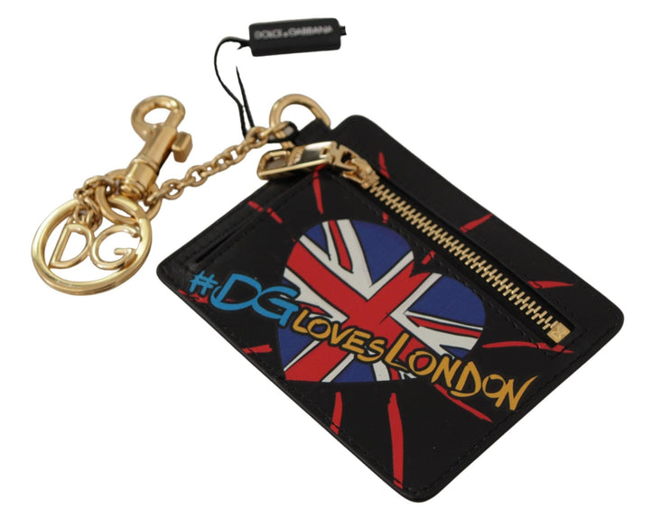 Dolce & Gabbana - Dolce & Gabbana Elegant Leather Coin Wallet With Keyring - VAS130609 - Ask Me Wear