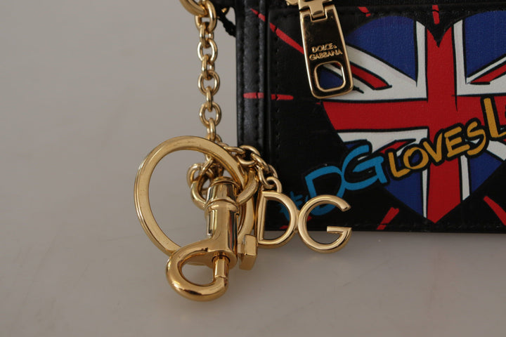 Dolce & Gabbana - Dolce & Gabbana Elegant Leather Coin Wallet With Keyring - VAS130609 - Ask Me Wear