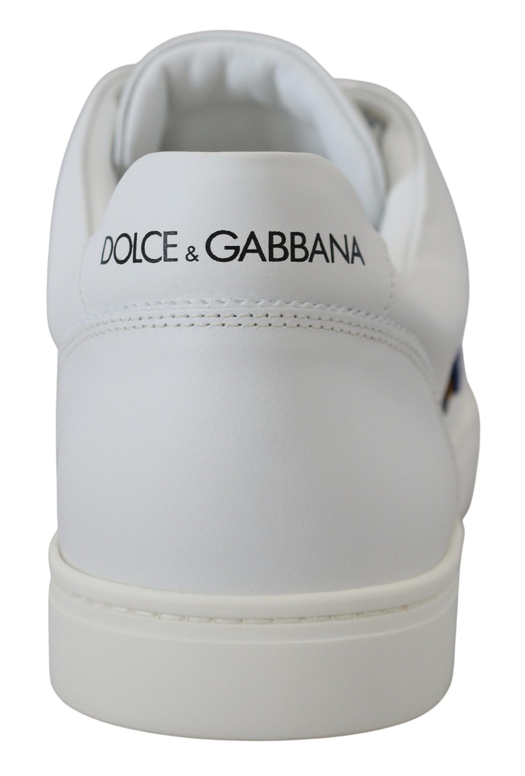 Dolce &amp; Gabbana Sample Sale Dolce &amp; Gabbana White Leather DG Logo Casual Sneakers Shoes - | Designer outlet