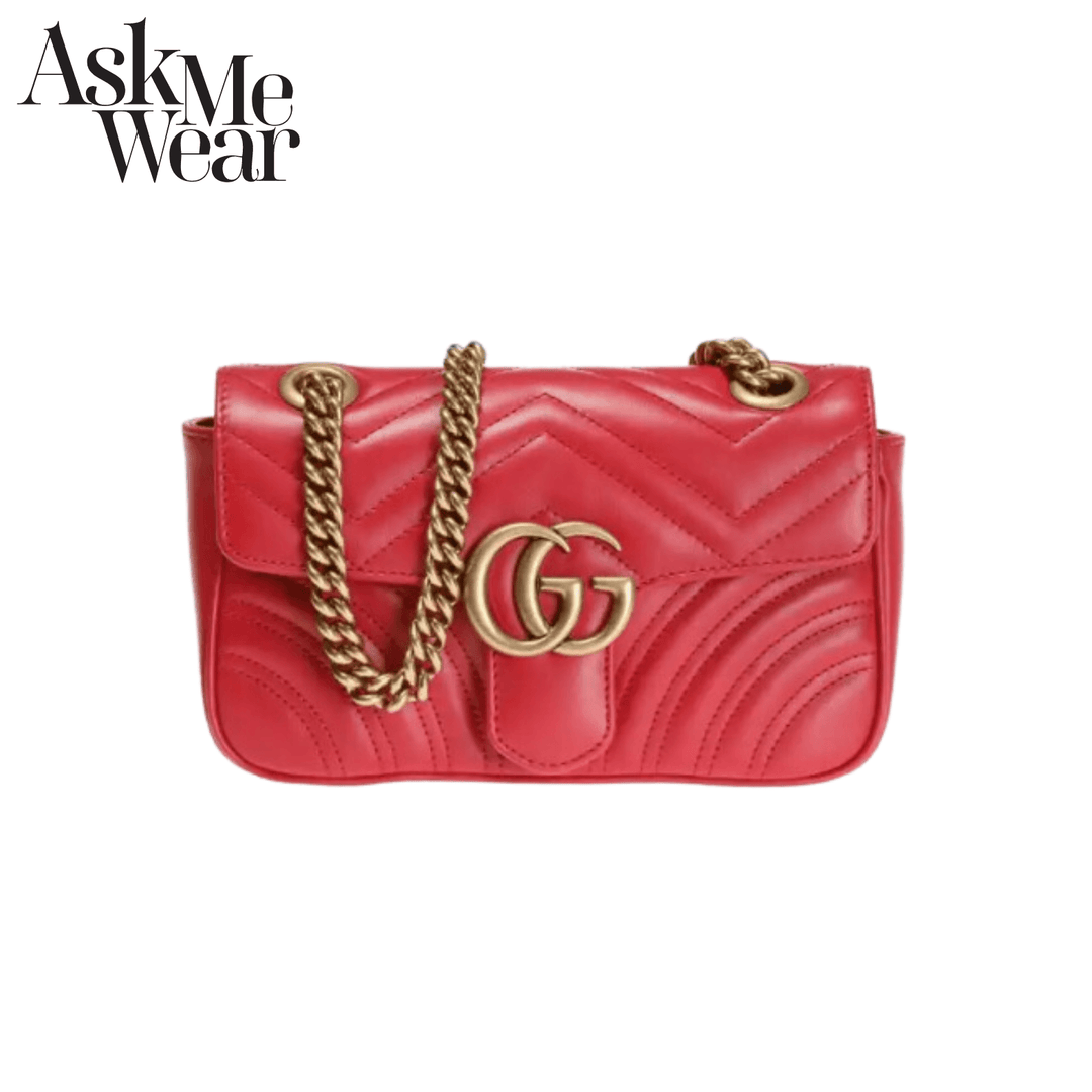 Gucci red mini marmont sales