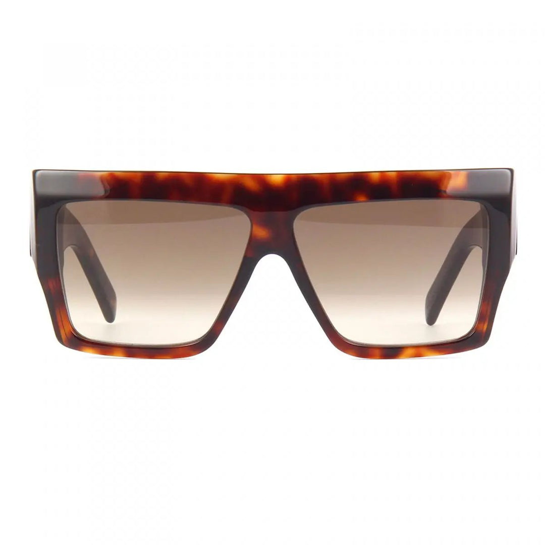 Celine Sample Sale | Celine Sunglasses Square Full Rim, Havana Frame And Brown Gradient Lens Cl40092I52F - Sunglasses | Designer outlet