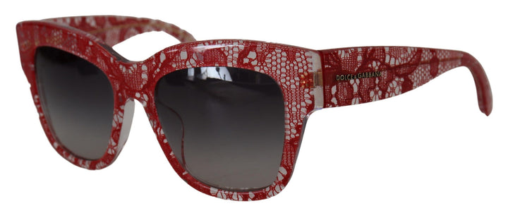 Dolce & Gabbana Sicilian Lace Accented Designer Sunglasses