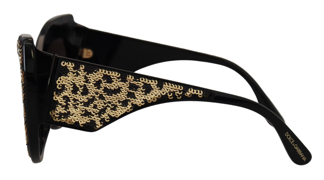 Dolce & Gabbana Butterfly Polarized Sequin Sunglasses