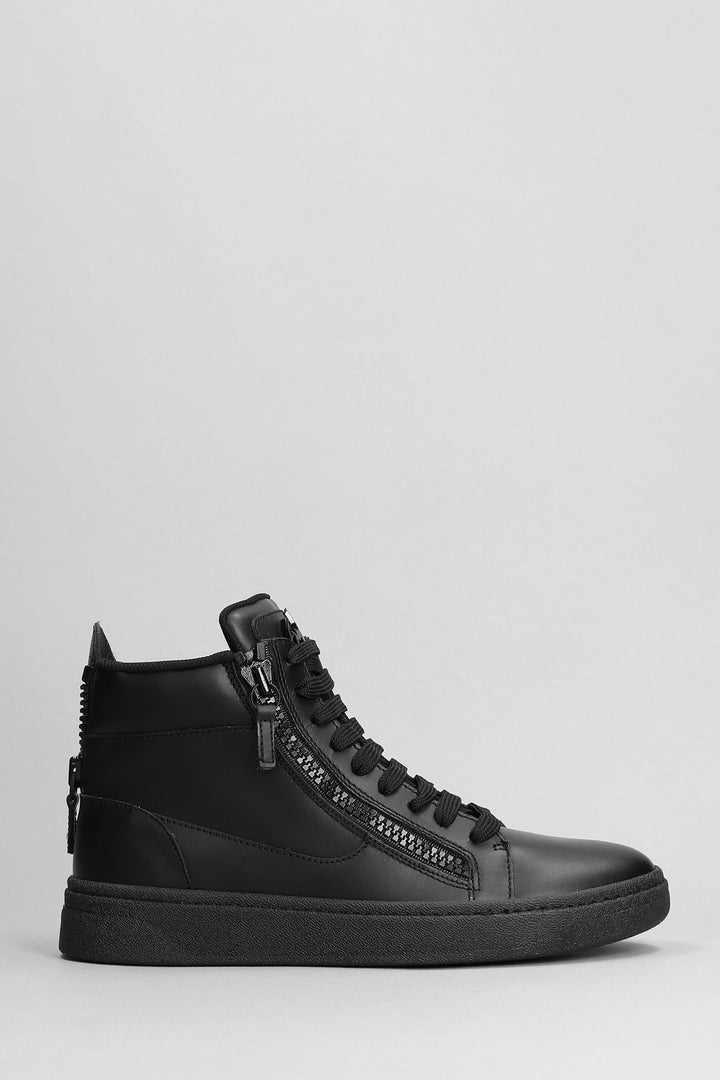 Giuseppe Zanotti Sneakers in black leather