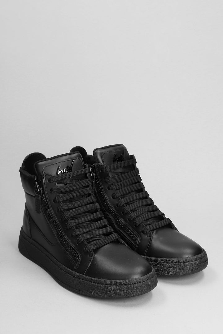 Giuseppe Zanotti Sneakers in black leather