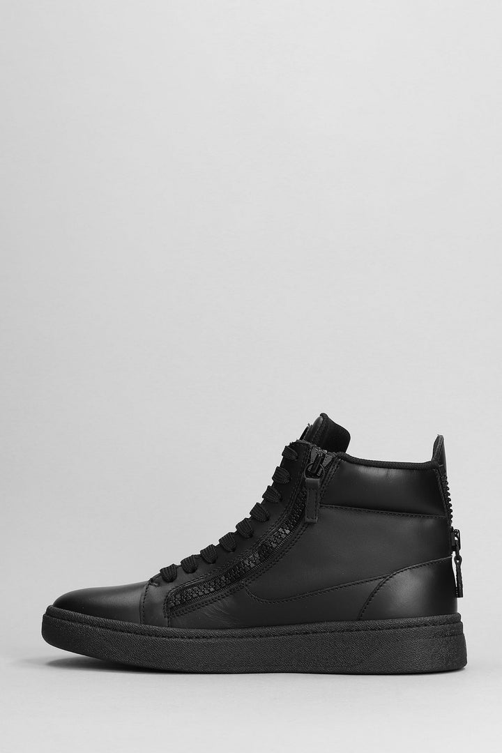 Giuseppe Zanotti Sneakers in black leather
