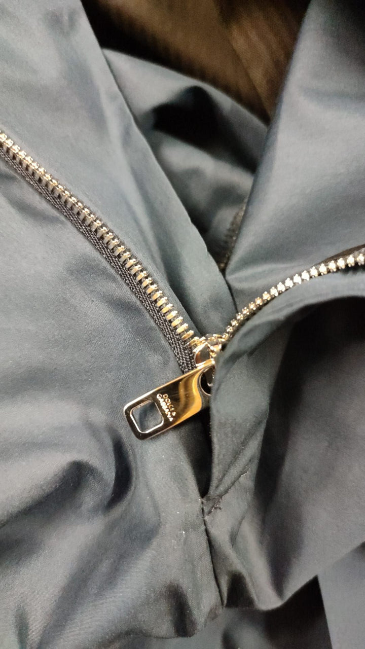 Dolce &amp; Gabbana Sample Sale Dolce &amp; Gabbana Blue Cotton Silk Trousers Chinos Pants - | Designer outlet