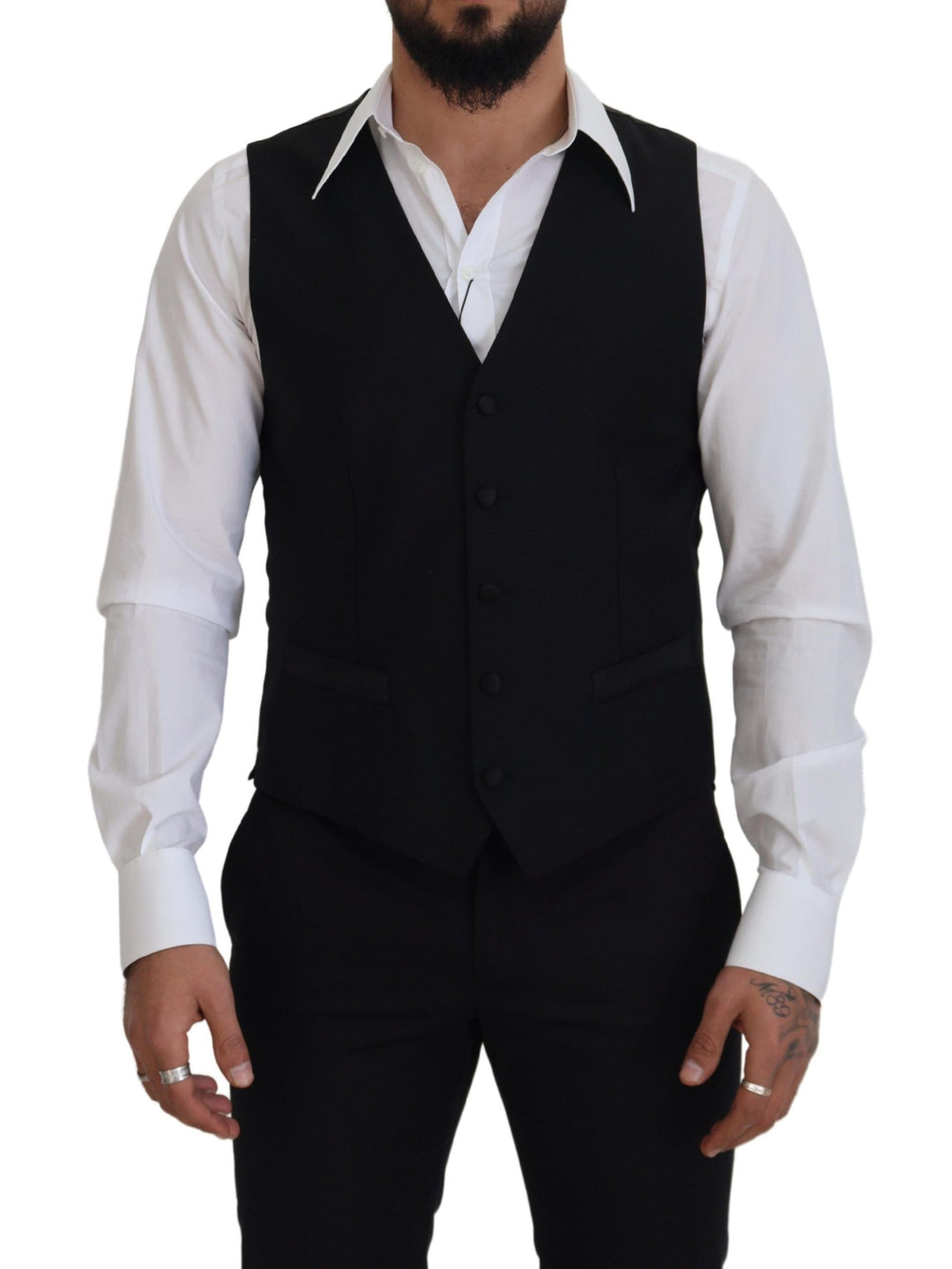 Dolce and Gabbana Virgin Wool Waistcoat