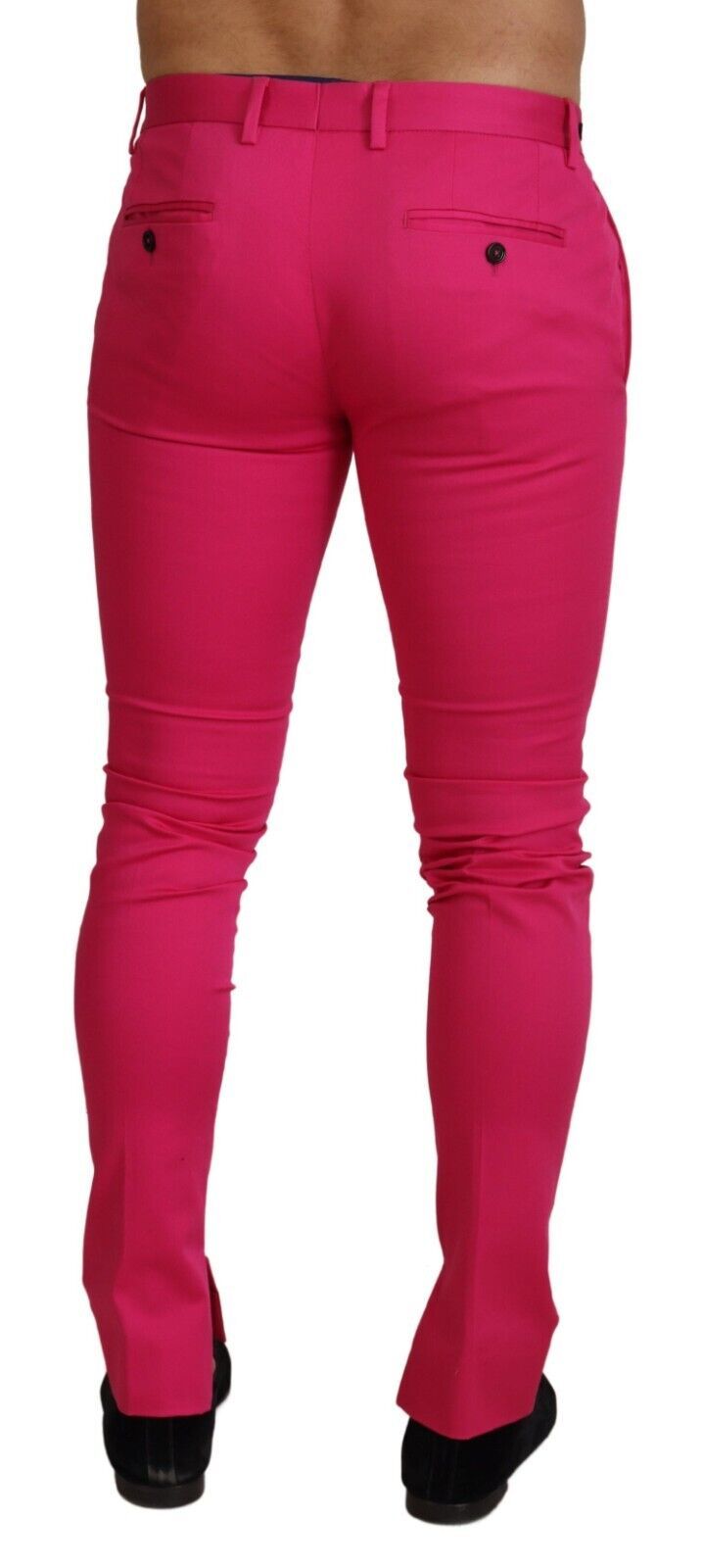 Dolce &amp; Gabbana Sample Sale Dolce &amp; Gabbana Pink Zipper Buckle Waist Trousers Pants - | Designer outlet