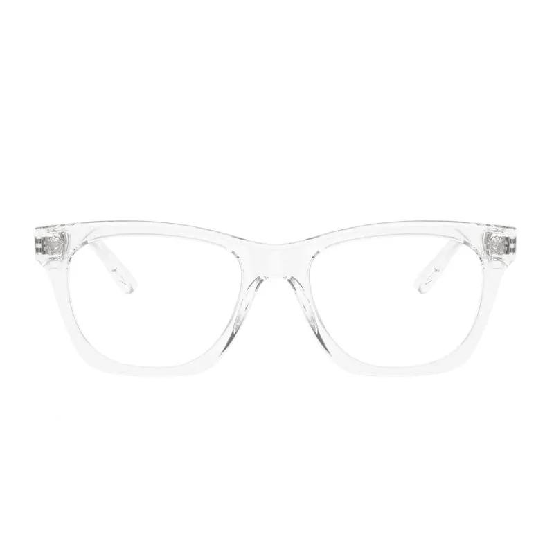 Versace Eyeglasses Square Full Rim, Crystal Frame And Clear Demo Lenses Lens Ve3363U148