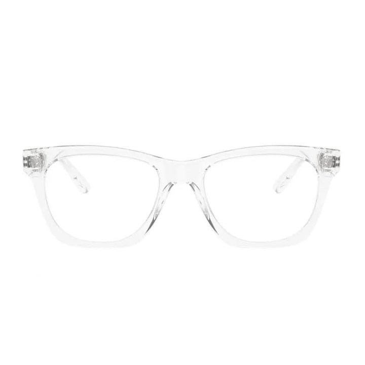Versace Eyeglasses Square Full Rim, Crystal Frame And Clear Demo Lenses Lens Ve3363U148