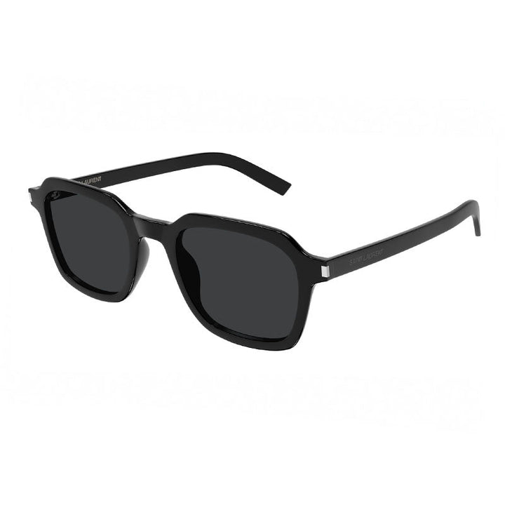 Saint Laurent Sunglasses Square Full Rim, Black Frame and Black Lens SL715SLIM001