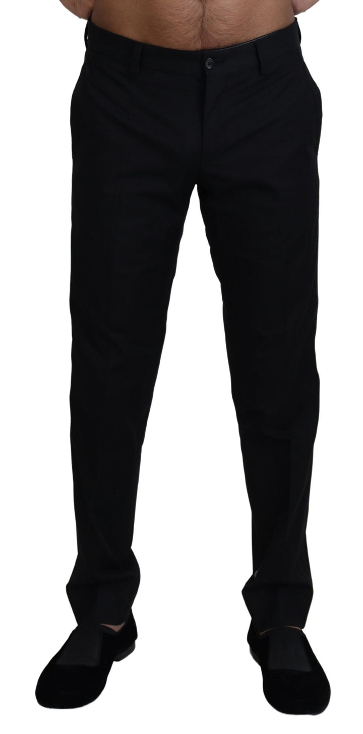 Dolce &amp; Gabbana Sample Sale Dolce &amp; Gabbana Black Chino Formal Cotton Pants - | Designer outlet