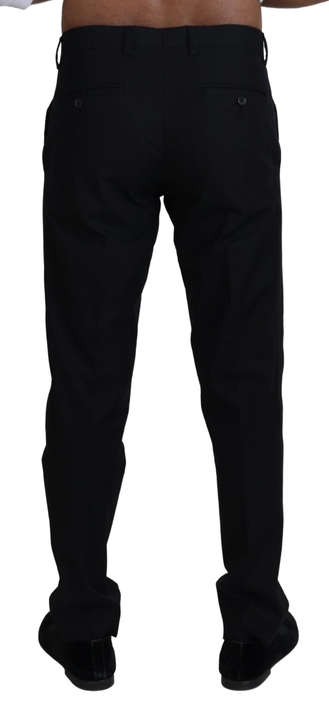 Dolce &amp; Gabbana Sample Sale Dolce &amp; Gabbana Black Chino Formal Cotton Pants - | Designer outlet